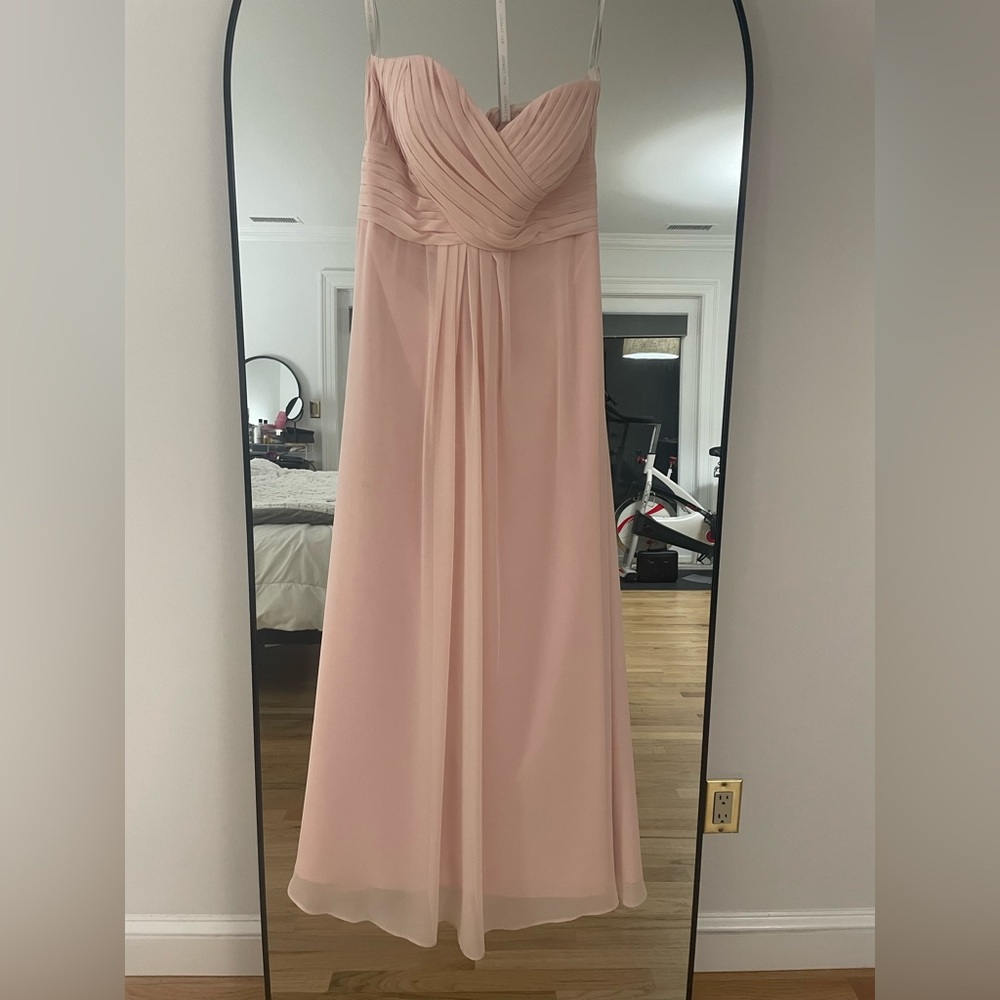 Bill Levkoff Pink Altered 4-6 Bridesmaids Dress